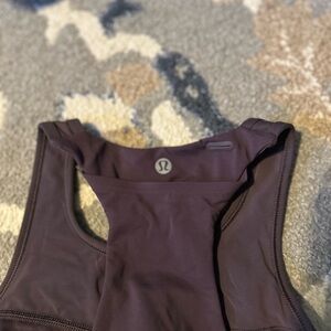 lululemon athletica Plum Purple Racerback Tank Top